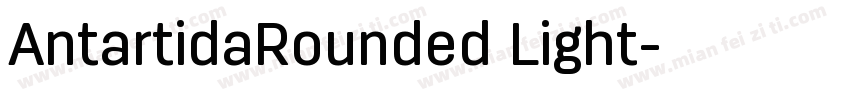 AntartidaRounded Light字体转换